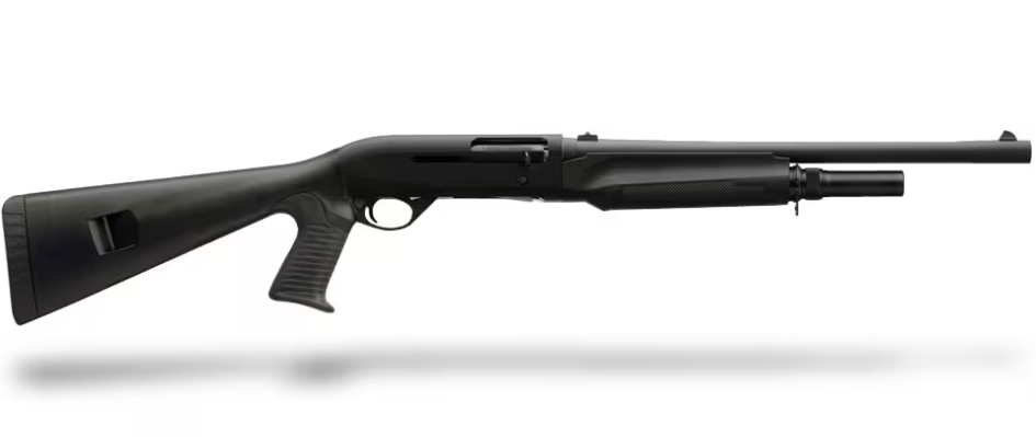 Benelli M2 Tactical 18.5" 12GA 5rd Shotgun, Black w/ Pistol Grip - 11054 - Benelli
