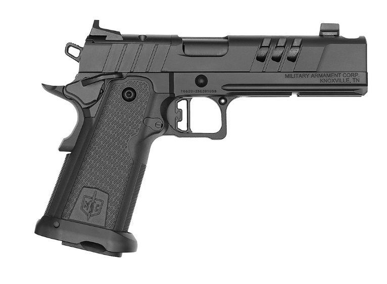 MAC 9 DS-D Comp 5" Black QPQ Ported Bull Barrel 9mm 17rd Pistol Optic Cut w/Rail & Beavertail - 12500016 - Military Armament Corporation