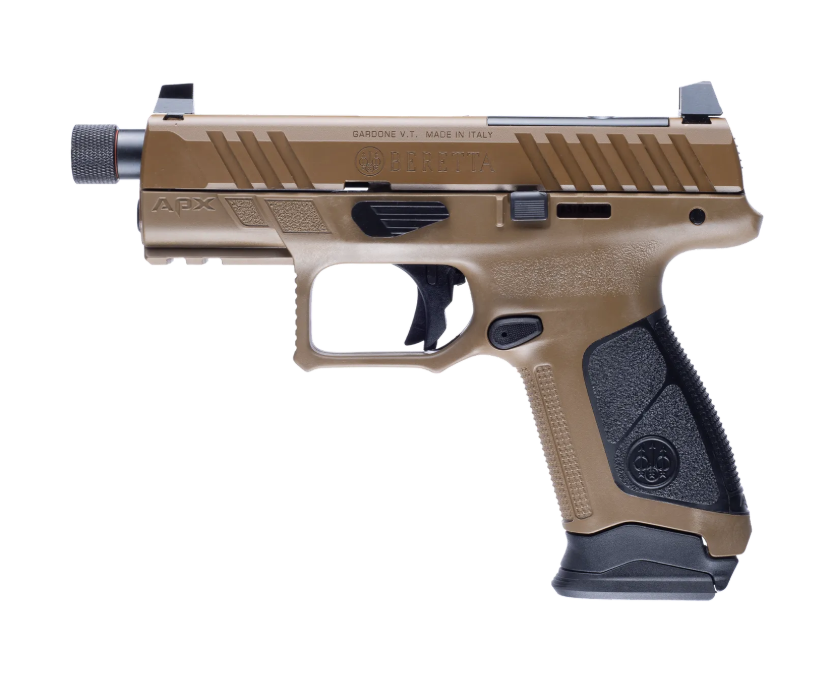 Beretta APX-A1 Compact Tactical 9mm 15/17rd 4.2" Pistol, FDE - JAXA1C917TACFDE - Beretta