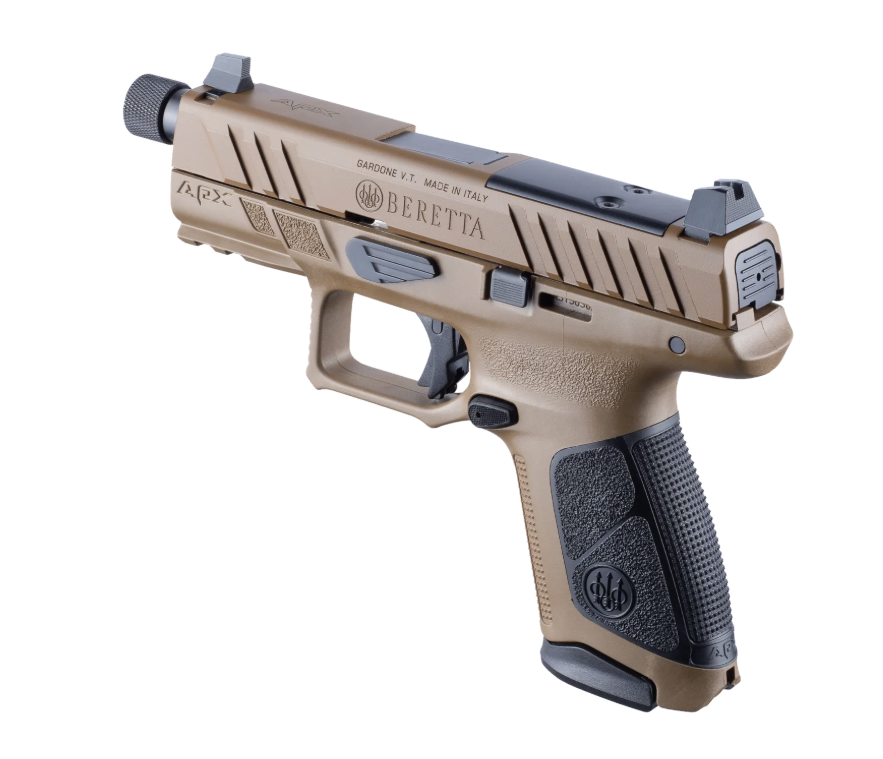 Beretta APX-A1 Compact Tactical 9mm 15/17rd 4.2" Pistol, FDE - JAXA1C917TACFDE - Beretta
