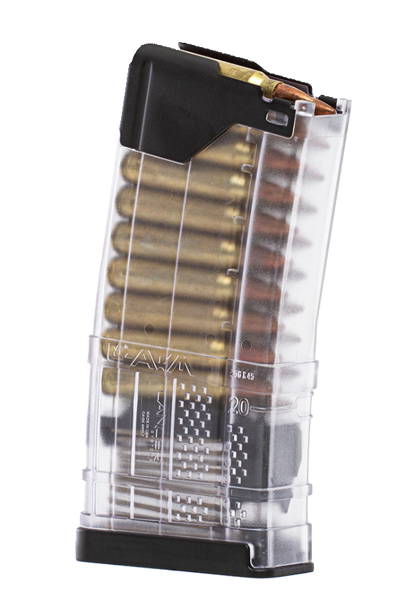 Lancer Systems L5AWM 20 Round .223 Rem/5.56 Magazine, Clear - Lancer Systems