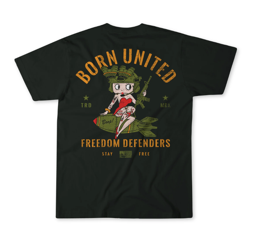 Born United Betty Boop T-Shirt - X-Large