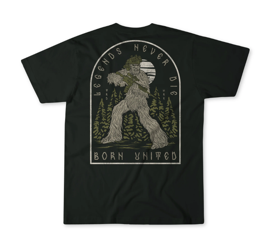 Born United Legends Never Die T-Shirt - Large