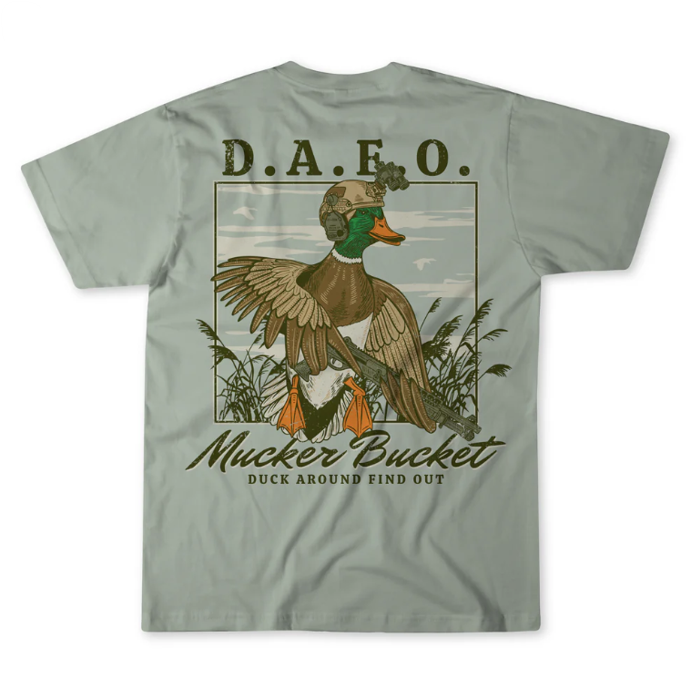 Mucker Bucket Duck Around & Find Out T-Shirt - 2X-Large
