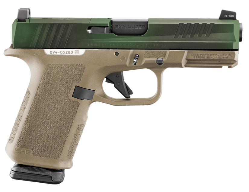 Ruger RXM O.R. 4" 9mm (2)15rd Pistol, OD Green/Tan - RUGE19400-TROPIC - Ruger