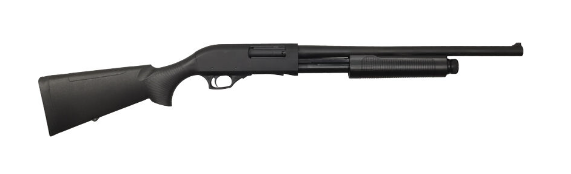 TOKAREV TX1 12 18.5" 12 Ga Pump Action Shotgun w/ Cylinder Bore, Black - Tokarev Usa
