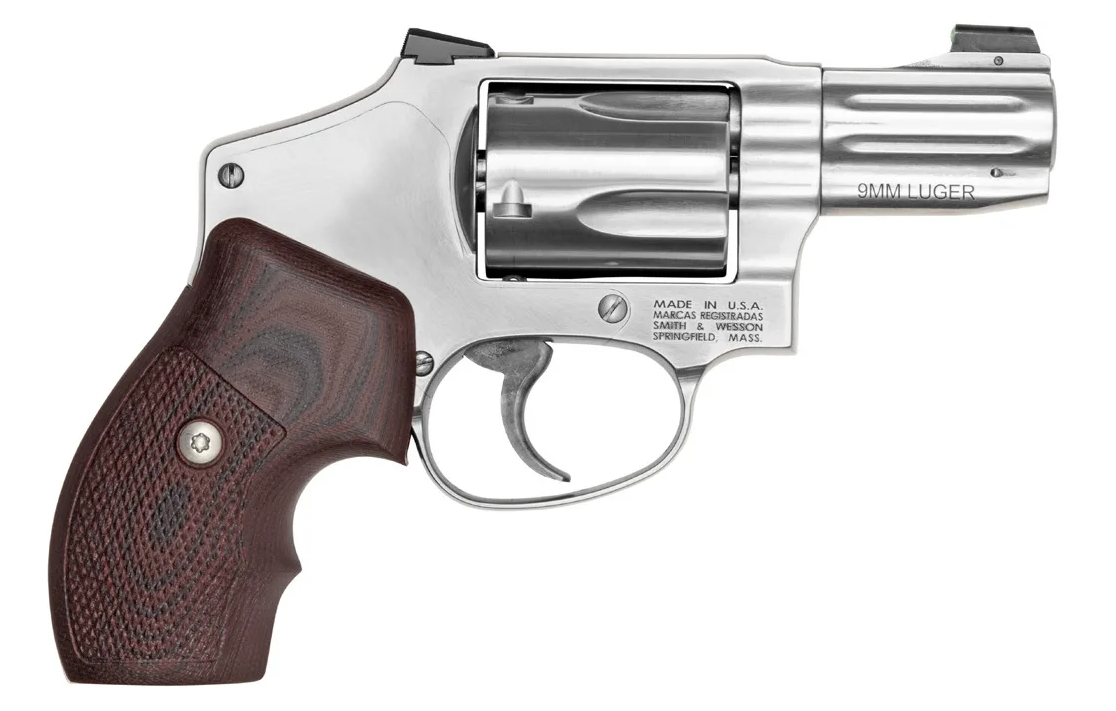Smith & Wesson Model 940 9mm Revolver 2.17" 5rd, Stainless Steel - 14328 - Smith & Wesson