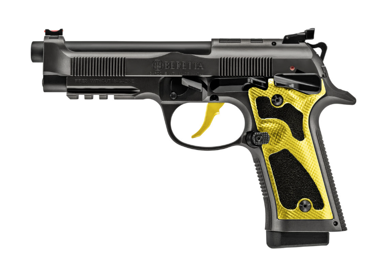 Beretta 92XI Performance 9MM (2)18rd Pistol, Yellow Dark Series Solar Flare - J92XPCOYE18 - Beretta