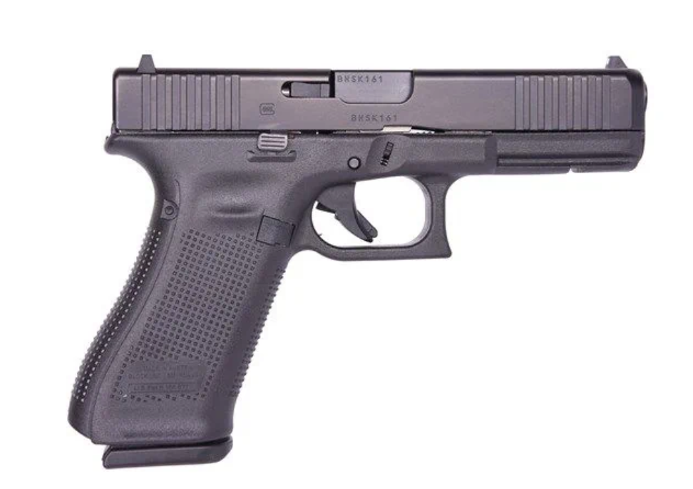 Glock LE Trade In G17 Gen 5 4.49" 9mm 17rd Pistol w/ Front Serrations - GLOGUPA175S203 - Glock