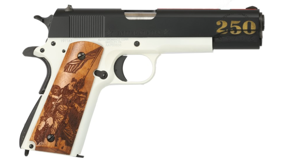 Auto Ordnance 1911A1 Marines 250TH 5" 45ACP 7rd Pistol, A Salute to Service Series - 1911BKOC17 - Auto Ordnance