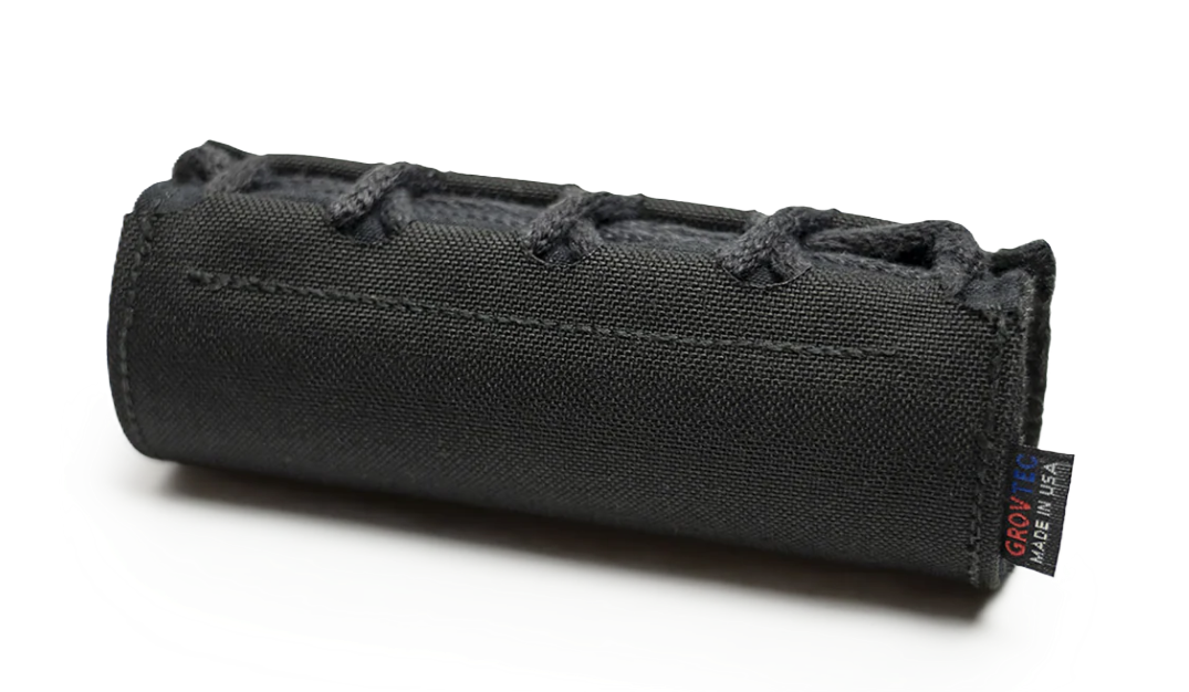 Grovtec - Suppressor Cover 6", Black, - GTAC340 - Grovtec Us Inc