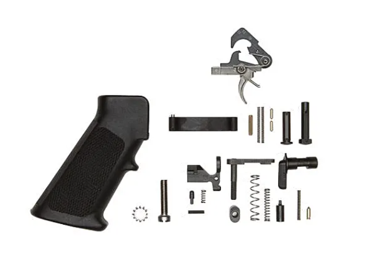 ALG Defense Inc Complete Mil-Spec Lower Parts Kit w/ACT Trigger and Grip - Alg Defense Inc