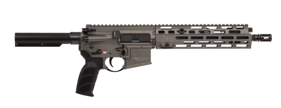 HK MR556 A4 11" 5.56 NATO 30rd Pistol, Grey Cerakote - Hks