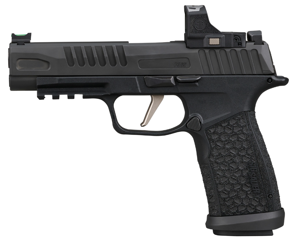 Sig Sauer P365 Fuse 9mm 4.3" (1)17/(2)21rd Pistol, Black w/ LXG Grip and ROMEO-RS Compact - 365XF-9-BFO-RS