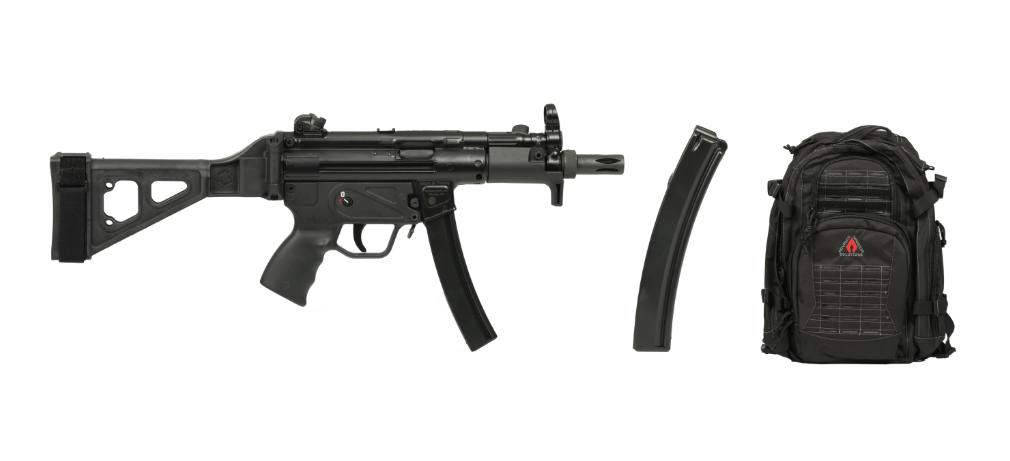 Century Arms AP5-P 5.75" 9mm Pistol W/ Brace, Extra Mag and Backpack - Century Arms