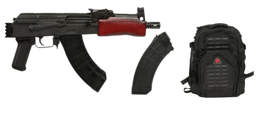 Century Arms Mini Draco 7.75" 7.62x39 Pistol w/ Extra Mag and Back pack