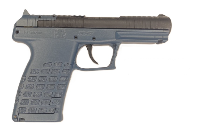 Keltec PR57 4.64" 5.7X28 20rd Pistol, Blue Titanium - PR57BT - Kel-Tec