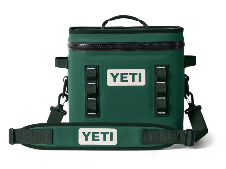 Yeti Hopper Flip 12, Black/Forest Green