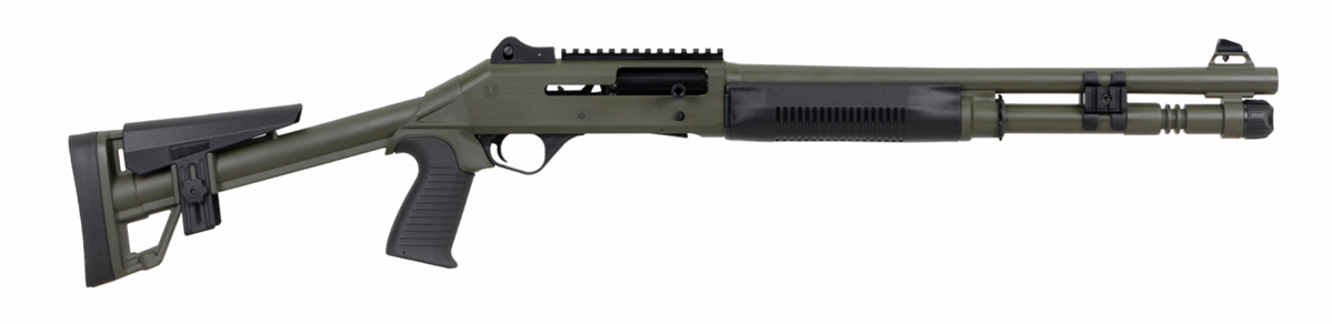 Panzer M4 Tactical A.R.G.O. 18.5" 12ga Semi-Auto Shotgun, OD Green