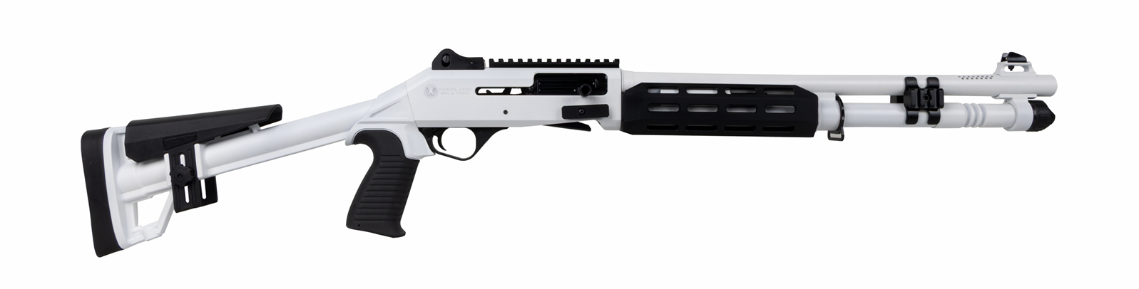 Panzer M4 Pro Speed A.R.G.O. 18.5" 12ga Semi-Auto Shotgun, Alpine White