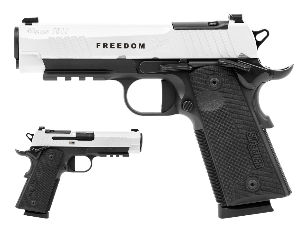 Sig Sauer 1911X FREEDOM 4.5" 45ACP (2)8rd Pistol - 1911XCA-45-TWXR3-TP - Sig Sauer