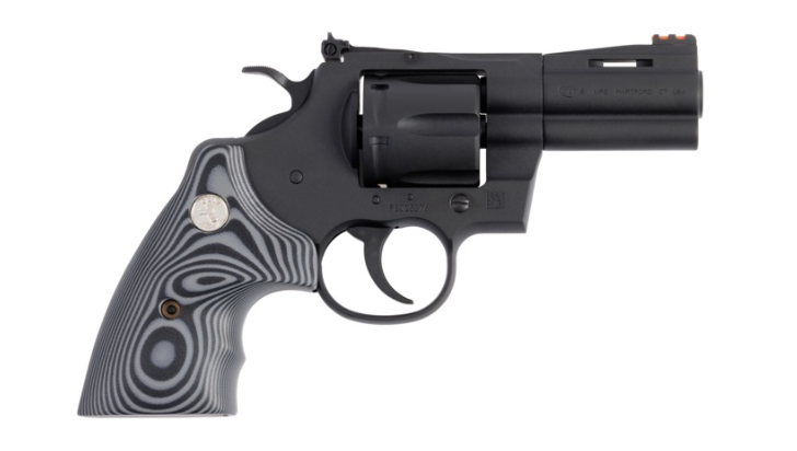 Colt Python 3" 357 Magnum | 38 Special 6rd Revolver, Matte Blued - PYTHON-BM3FO - Colt