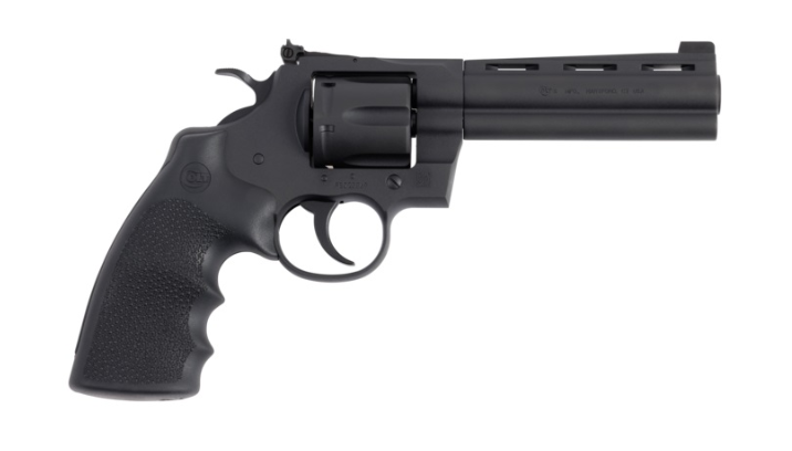 Colt Python 5" 357 Magnum | 38 Special 6rd Revolver, Matte Blued - PYTHON-BM5RNS - Colt