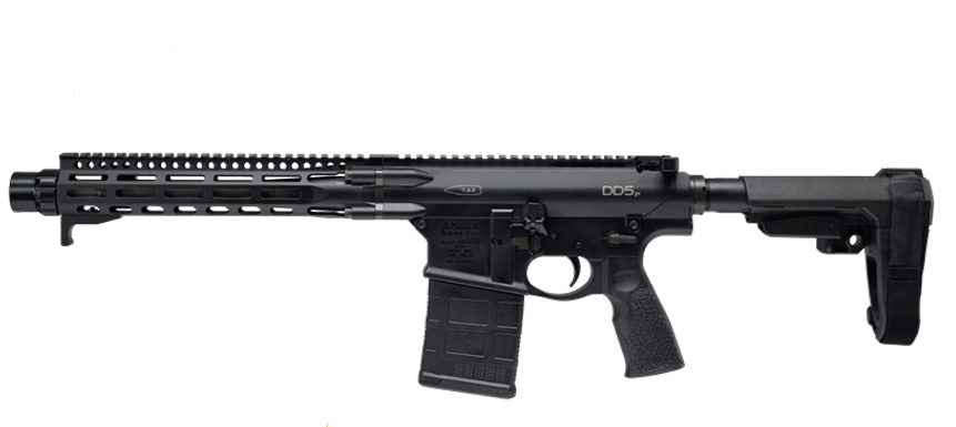 Daniel Defense DD5 12.5" 7.62x51mm Pistol, Black - Daniel Defense