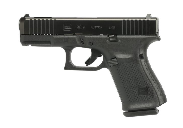 Glock 19C (V) Gen5 4.02" 9mm Comp 15rd Pistol, Black - PV1959203 - Glock