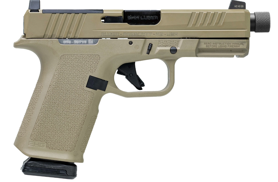 Ruger RXM 4.5" 9mm TB (2)15rd Pistol, FDE - 19439