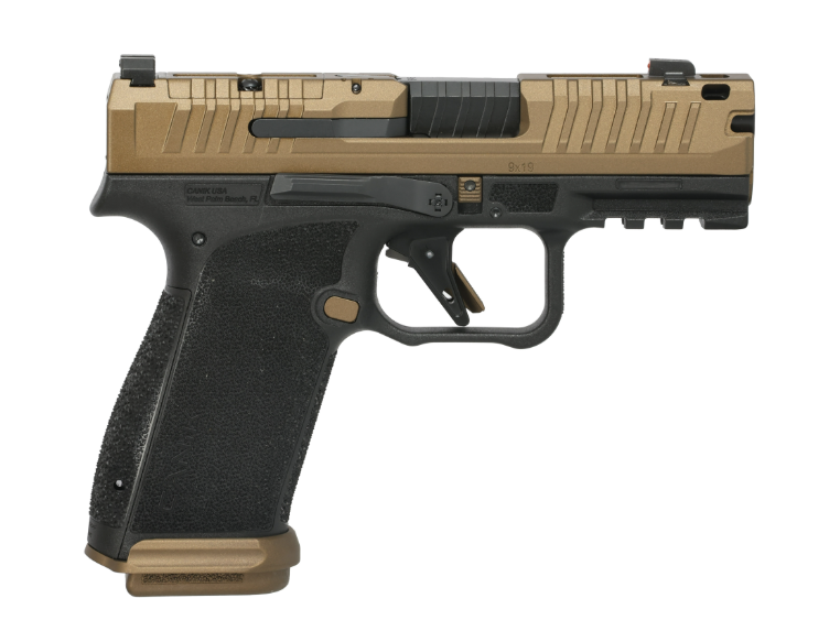 Canik METE MC9 Prime 3.64" 9MM O.R. (2)17rd Pistol, Black/Bronze - HG8573LE-N - Canik