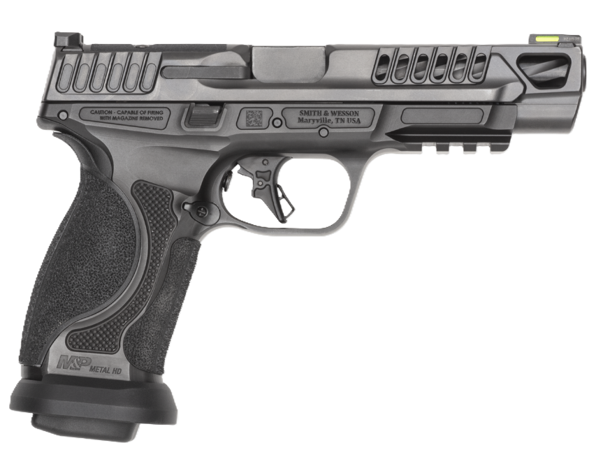 Smith & Wesson Smith & Wesson M&P 9 M2.0 Competitor HD Optic Ready NTS 5" 9mm Luger 17rd Pistol, Black - 14068
