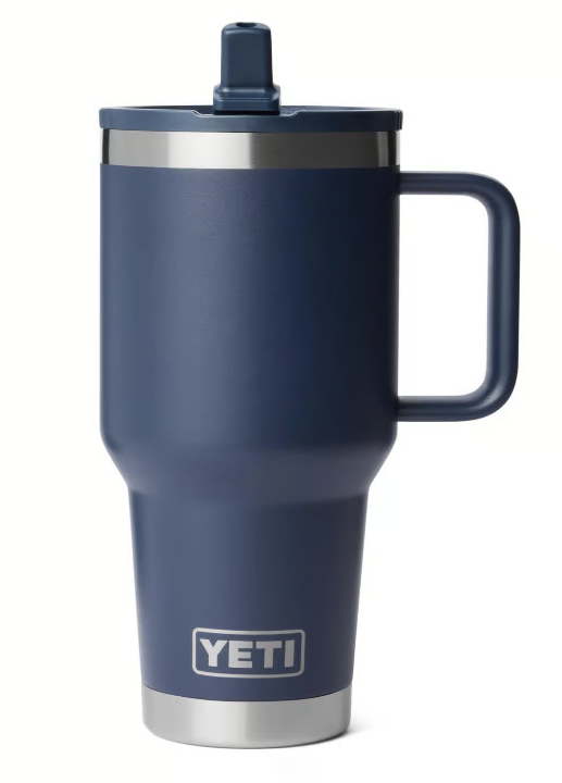 Yeti Rambler 30 oz Travel Straw Mug, Navy