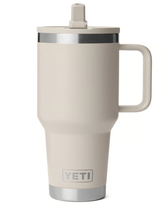 Yeti Rambler 30 oz Travel Straw Mug, Cape Taupe
