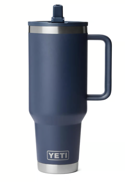 Yeti Rambler 40 oz Travel Straw Mug, Navy