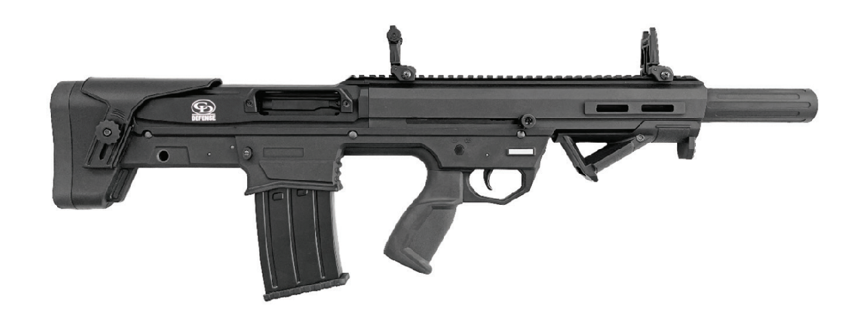 Charles Daly N4S G3 Bullpup 12 Gauge 18.5" 5rd Semi-Auto Shotgun, Black - 930.388 - Charles Daly