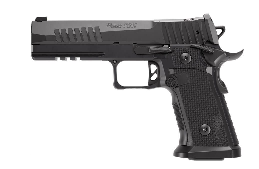 Sig Sauer P211 5" OR 9mm 21rd/17rd Pistol, Black - 211F-9-GT5 - Sig Sauer