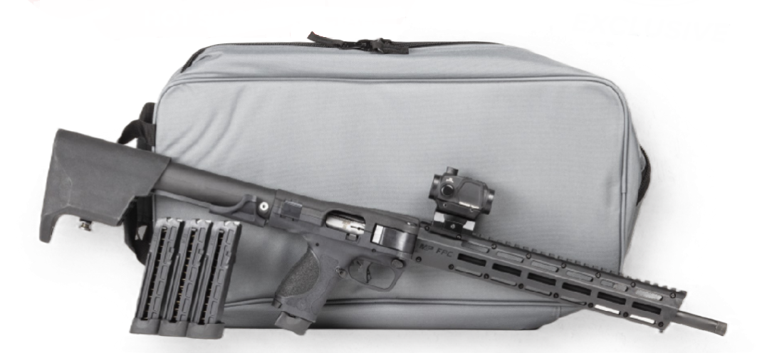 S&W FPC 16.25" TB 22LR (4)20rd Rifle Bundle Black, with CTS-103 Red/Green Dot and Bag