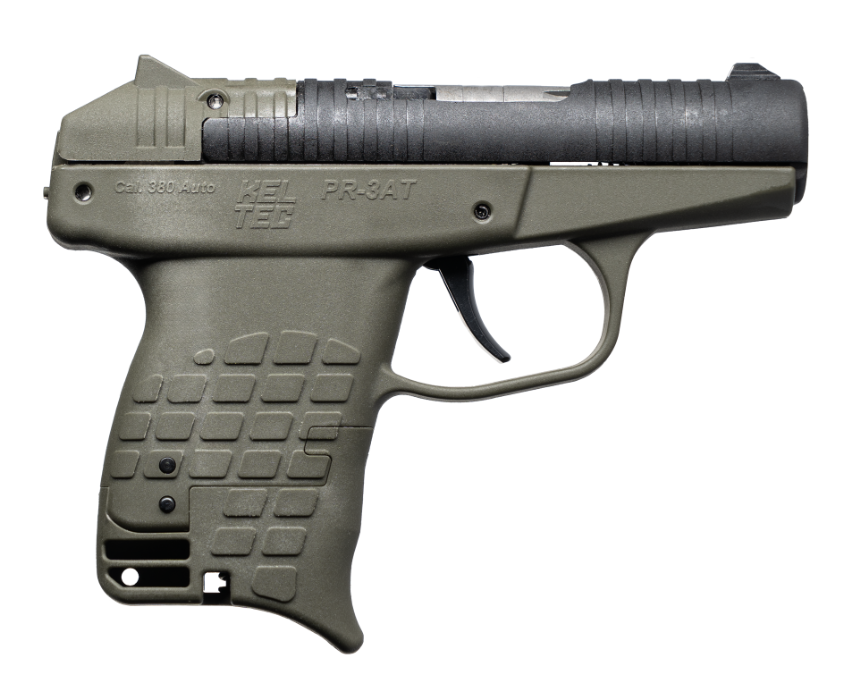 Kel-Tec PR-3AT 2.85" .380 ACP 13rd Handgun, OD Green - PR3ATGRN - Kel-Tec