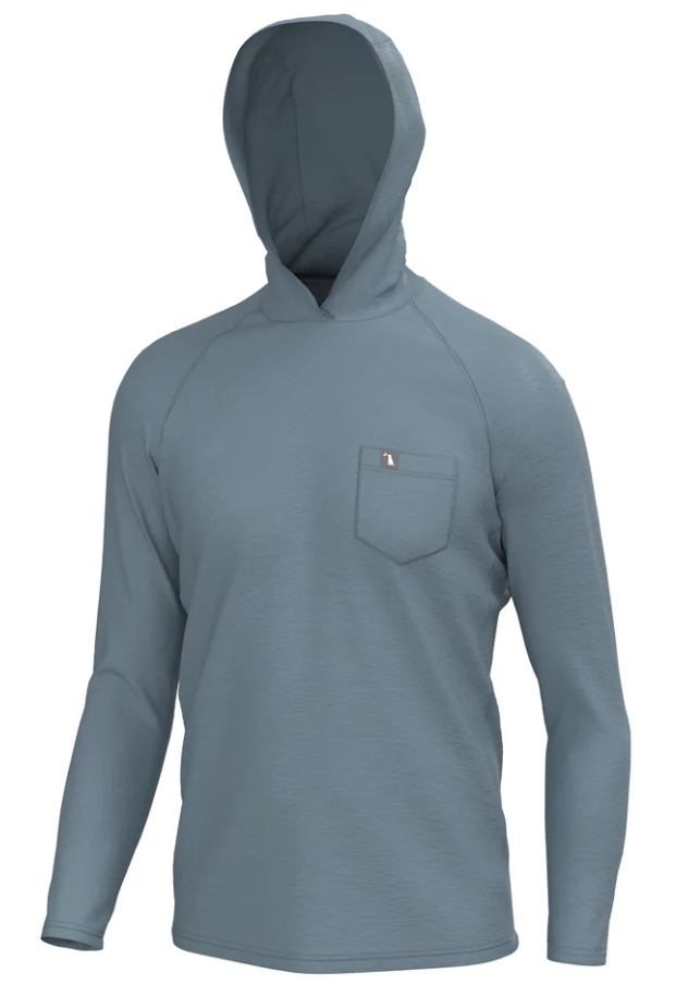 Local Boy Heather Blend Hoodie, Smoky Slate - Medium