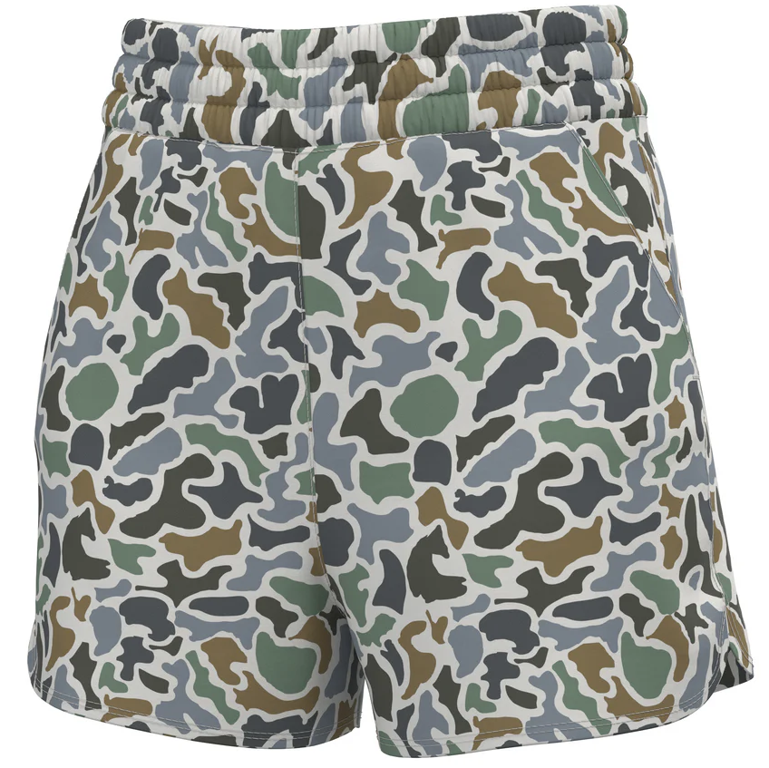 Local Boy Local Girl High Waisted Volley Shorts, Localflage Bluff - Large