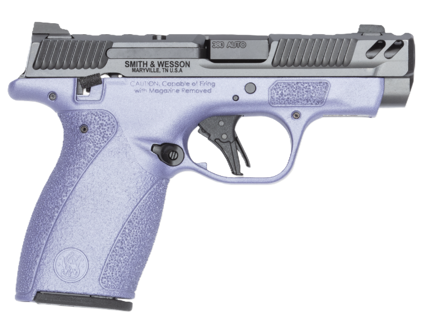 Smith and Wesson Bodyguard 2.0 CC 3.1" .380 ACP 12rd Pistol, Orchid/Gray - 14836 - Smith & Wesson
