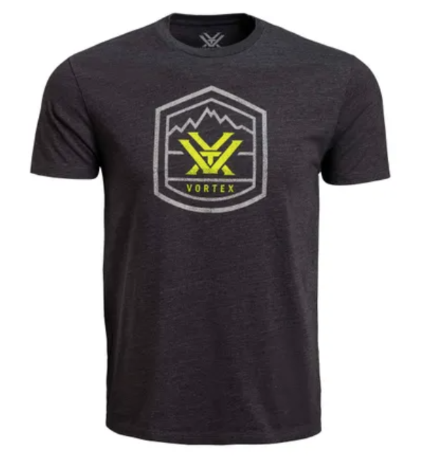 Vortex Total Ascent Short Sleeve T-Shirt, Charcoal Heather - Large