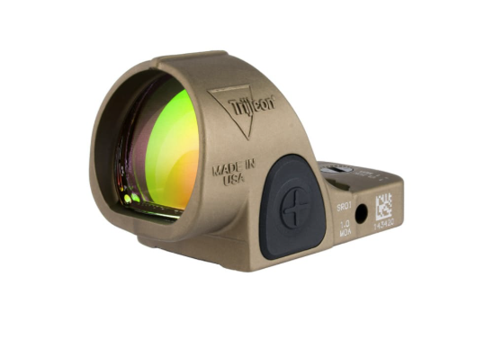 Trijicon SRO ADJ Sight LED - 1 MOA, Coyote Brown - SRO2-C-2500021