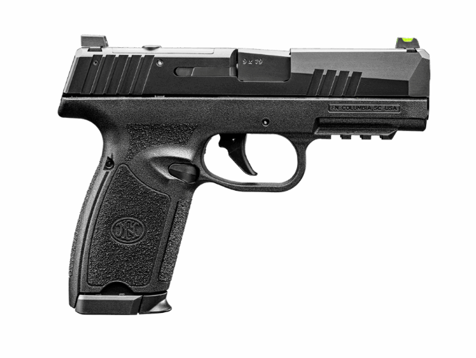 FN 309 MRD MS 3.8" 9mm OR 20rd/16rd Handgun, Black - 66-102378 - FN