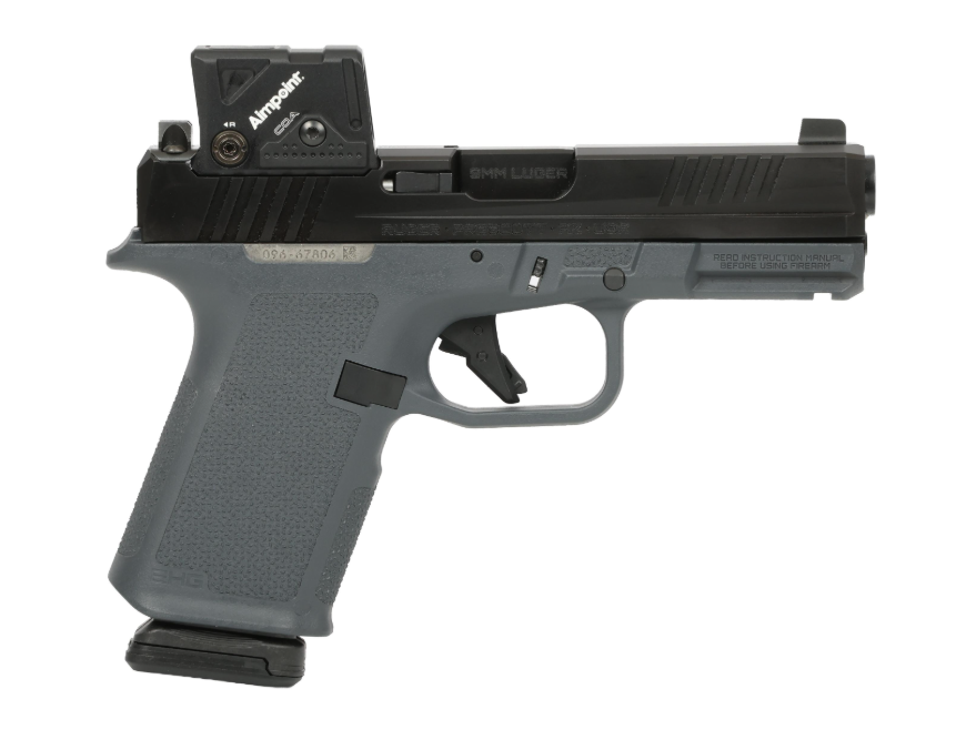 Ruger RXM 4" 9mm 15rd Pistol, Black/Grey w/Aimpoint COA - 19461 - Ruger
