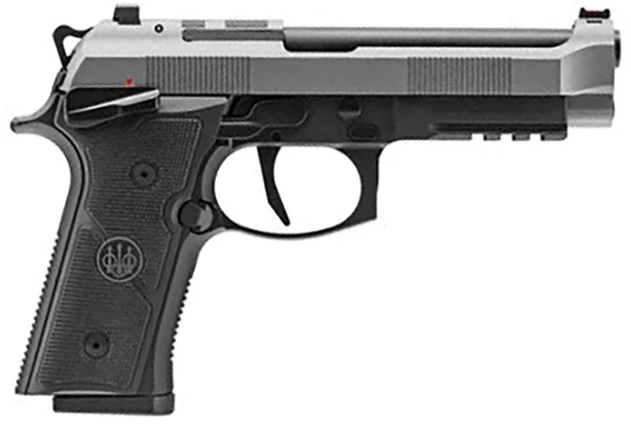 Beretta 92XI 9mm Pistol, 4.7" Barrel, Fiber Optic Sights, Black - J92FSR915 - Beretta
