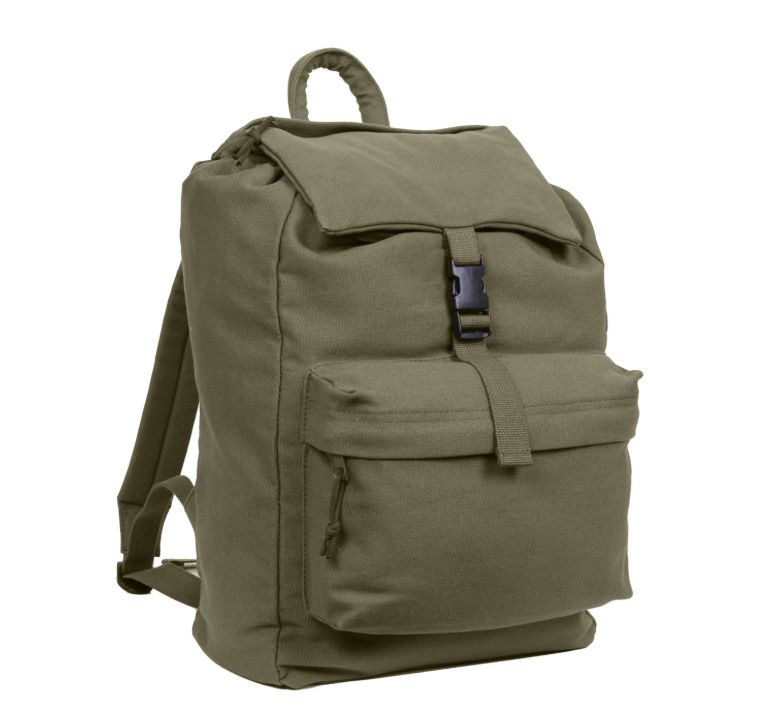 Rothco Rothco Canvas Daypack - Olive Drab