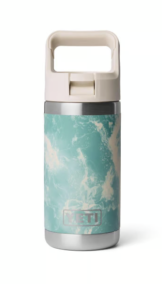 Yeti Yeti Rambler Jr 12 oz Kids Bottle, Seafoam Pattern