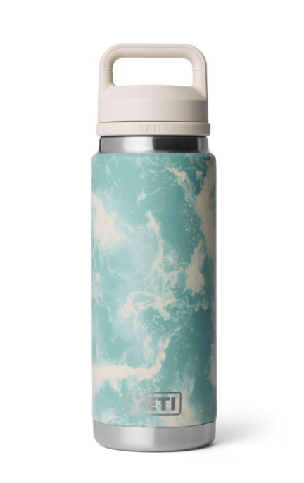 Yeti Yeti Rambler 26oz Chug Cap Bottle, Seafoam Pattern